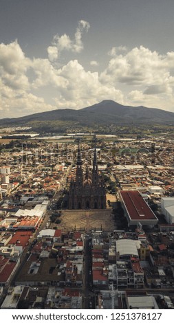 gothic cathedral aerial