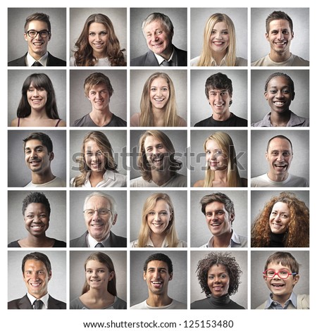 Group of different people Royalty-Free Stock Photo #125153480