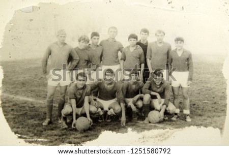 football team before the USSR match 1948                            