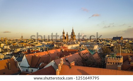 Old Town in Krakow, Poland Royalty-Free Stock Photo #1251649795