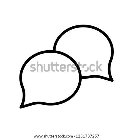Chat vector icon