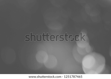 Abstract black and whit or gray bokeh background.