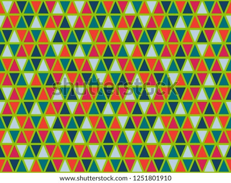 Tribal triangles grid mosaic tiles lines vector seamless pattern. Colorful triangles mosaic geometric background. Beautiful triangular shapes grid. Geometric elements wrapping vector.