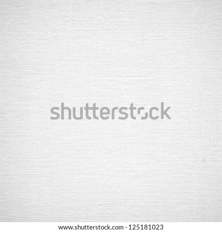 Background from white coarse canvas texture. Clean background. No dust. Image with copy space and light place for your design project. High res. Royalty-Free Stock Photo #125181023