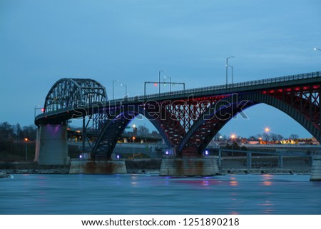 A View of the Peace Bridge, Fort Erie-Buffalo