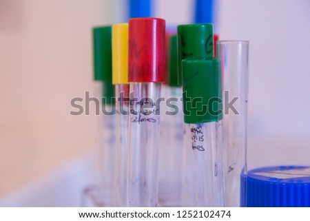 Test tube multicolor, Spain.