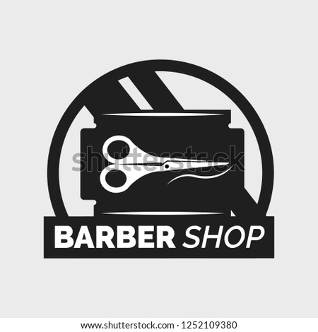 Barber shop logo design