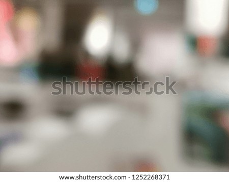 blur image background of store or shopping mall