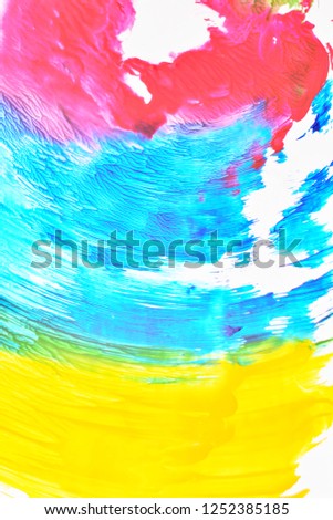 Bright watercolor abstraction
