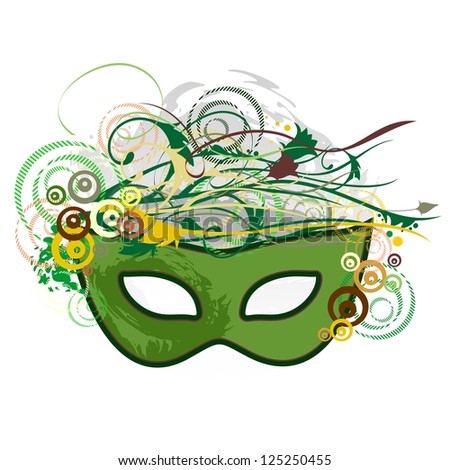 Carnival Purim Festival Mask Pop Art Abstract Nature