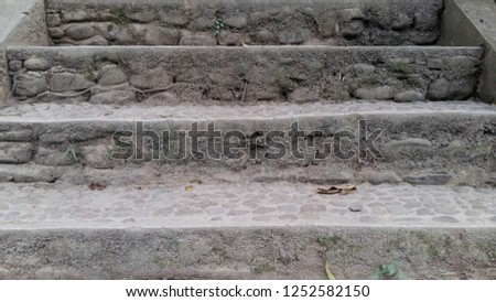 Old stone stairs, vintage