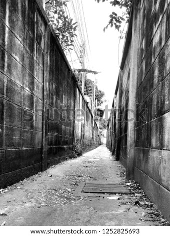 Alley Black and White