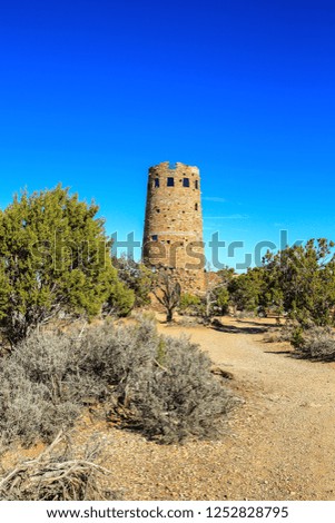 Desert View Watchtower at Grand Canyon National Park, Arizona-USA