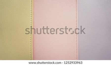       colorful leather ,different surface with copy space background                         