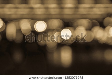 Blurred city lights.  Abstract texture background for your design. Bokeh background.