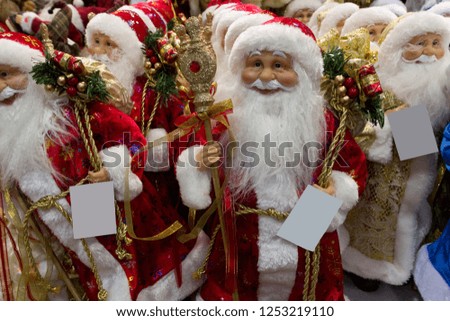 Santa Clause toys in market