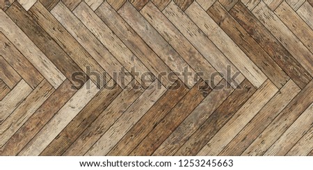 Seamless wood parquet texture (horizontal herringbone old)