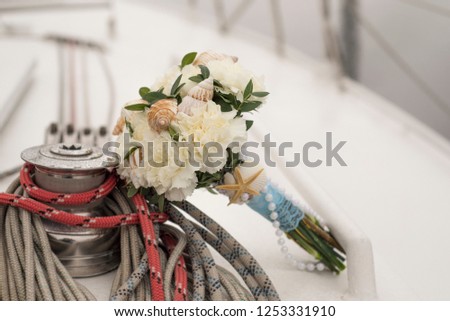 Beautiful bridal bouquet 