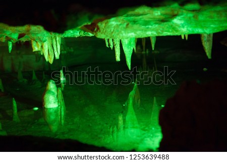 Colorful cave abstracts