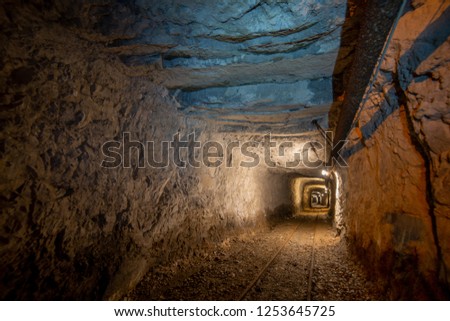 the ancient mines of Dossena Italy