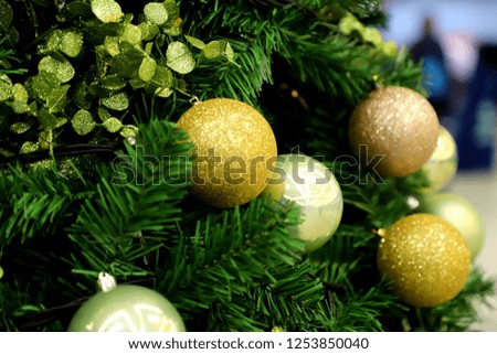 Beautiful Christmas New Year decoration. Santa Claus, polar bear, elf, reindeer... 
