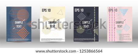 Modern design template. Creative fluid backgrounds with memphis elements to create a fashionable abstract cover, banner, poster, booklet. Vector illustration. EPS 10. 