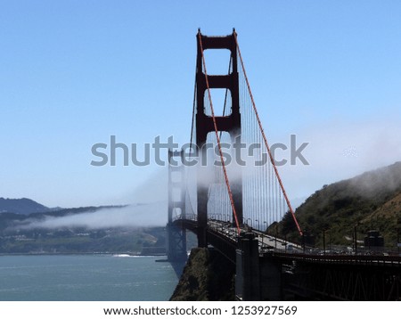 
Golden Gate Bridge in the fog - San Francisco - USA