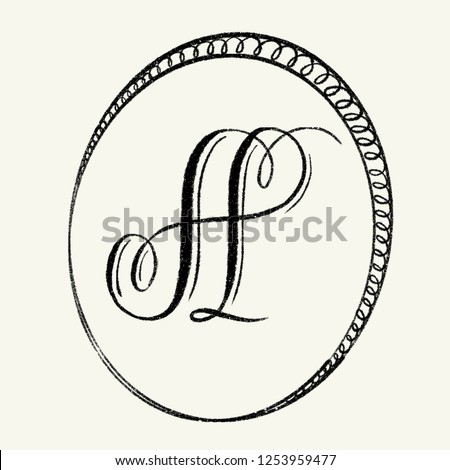 Elegant monogram design - letter A
