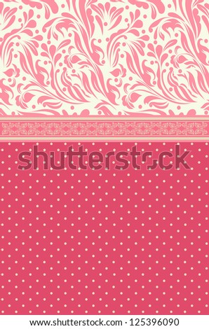 Vintage red background for invitation, backdrop, card, new year brochure, banner, border, wallpaper, template, texture vector eps 10
