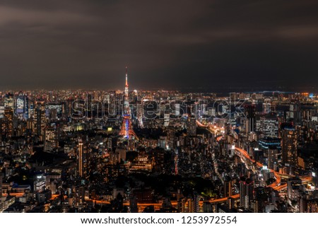 Tokyo Night Skyline