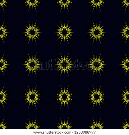 Golden stars on blue background. Abstract great background.