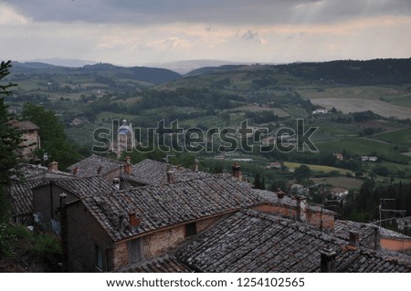 Panoramic view of Montepulciano