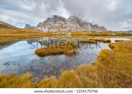 Italy Alps Dolomites - Tre Cime - Lago dei Piani.