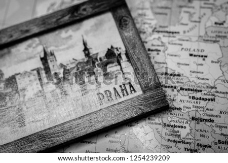 Praha on the map