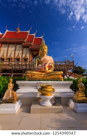 Buddah Thailand Tample Royalty-Free Stock Photo #1254390547