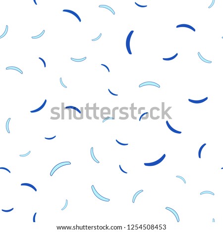 Dark BLUE vector seamless layout with curved lines. Colorful geometric sample with gradient lines.  Template for cell phone screens.
