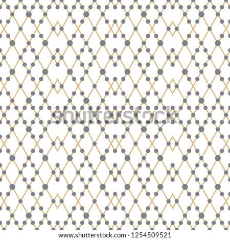 Seamless vector the template consisting of circles and rhombuses of the different sizes. An abstract background from the thin line for design of the card, a cover, a flyer.