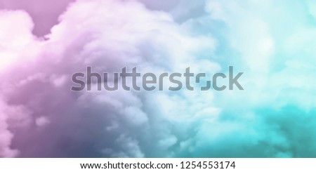 Cloud and sky pastel color abstract nature background