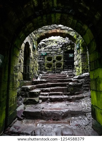 Into the dungeon, Dunnottar Castle