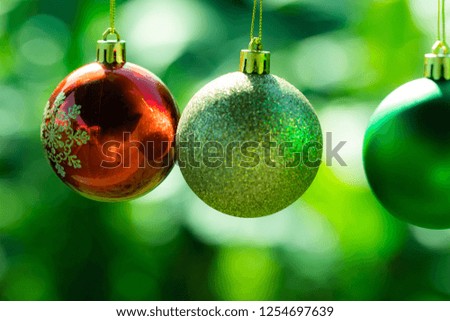 Christmas ornaments decoration