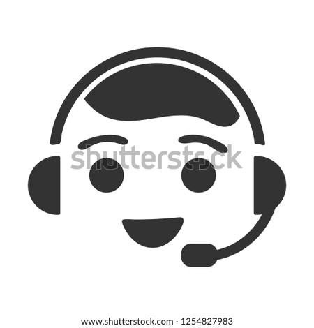 Customer service support or Call center icon
