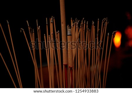 Incense for worship at Shrine