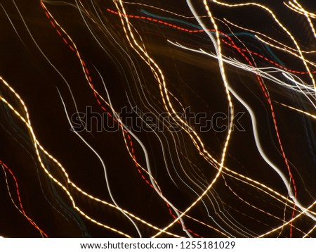 Light abstraction. Moving lights.