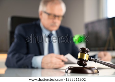 Lawyer office. Law concept.