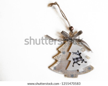Shot of a decoration commonly used to adorn Christmas trees