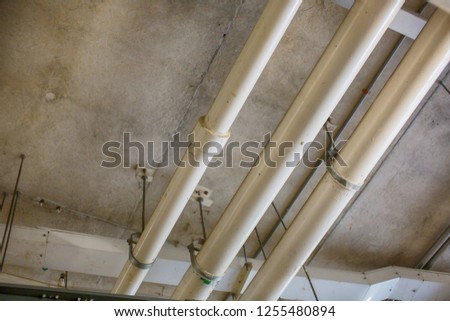 Pipe system in the factory