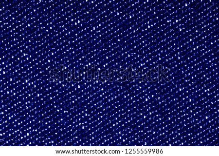 Texture, background, The fabric has a bright blue, aqua, azure color with a metallic silver thread. These fabrics are ideal for any project, wallpaper, all design solutions. and many uses of ships.