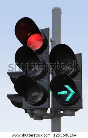 Traffic light in operation