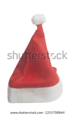 Santa claus red christmas hat