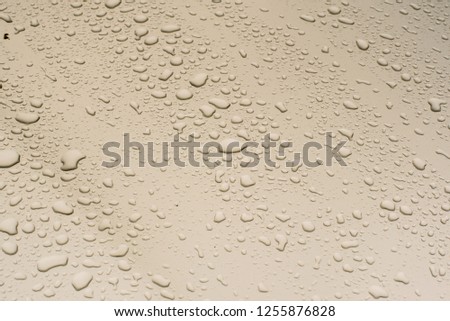 Rain droplets on gray useful for backgrounds